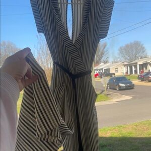 Striped navy blue and White jumper
